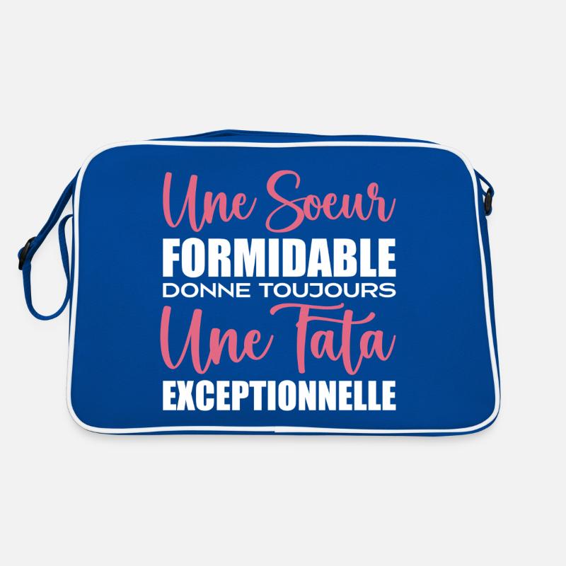 une Soeur formidable donne Tata exceptionnelle Sac Retro
