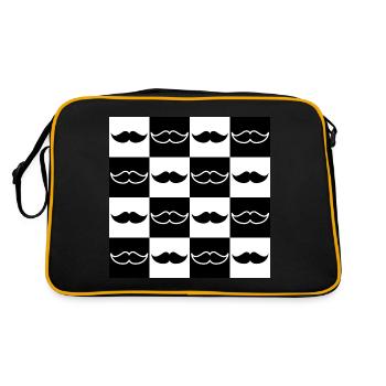 Damier Pour Papas Pour Meilleur Papa - Sac Retro - noir/or - Dos