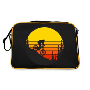 mountain bike mountain bike mountain bike - Retro Bag - black/gold - Back