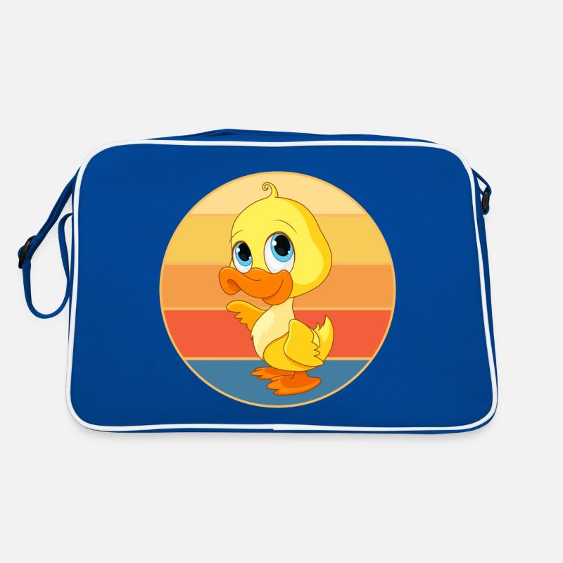 Mignon Canard Vintage Rétro Coucher de Soleil Animal Lover Design Sac Retro