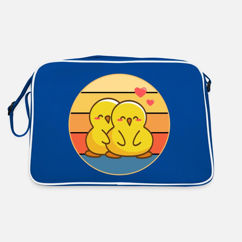 Mignon Canard Vintage Rétro Coucher de Soleil Animal Lover Design Sac Retro