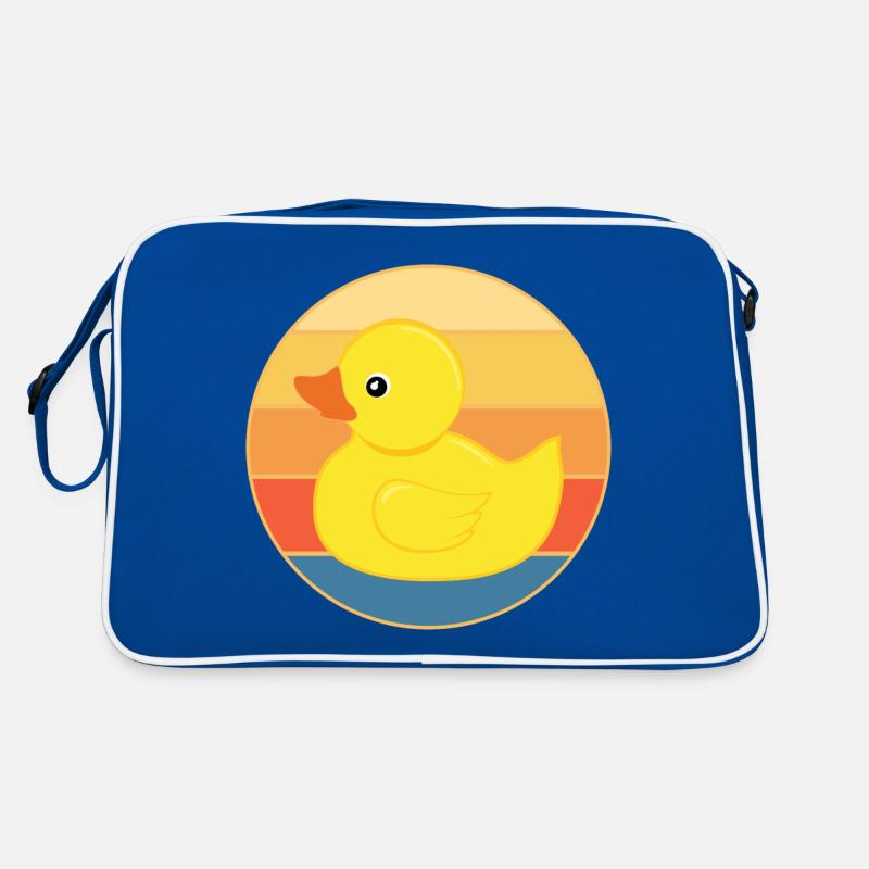Mignon Canard Vintage Rétro Coucher de Soleil Animal Lover Design Sac Retro