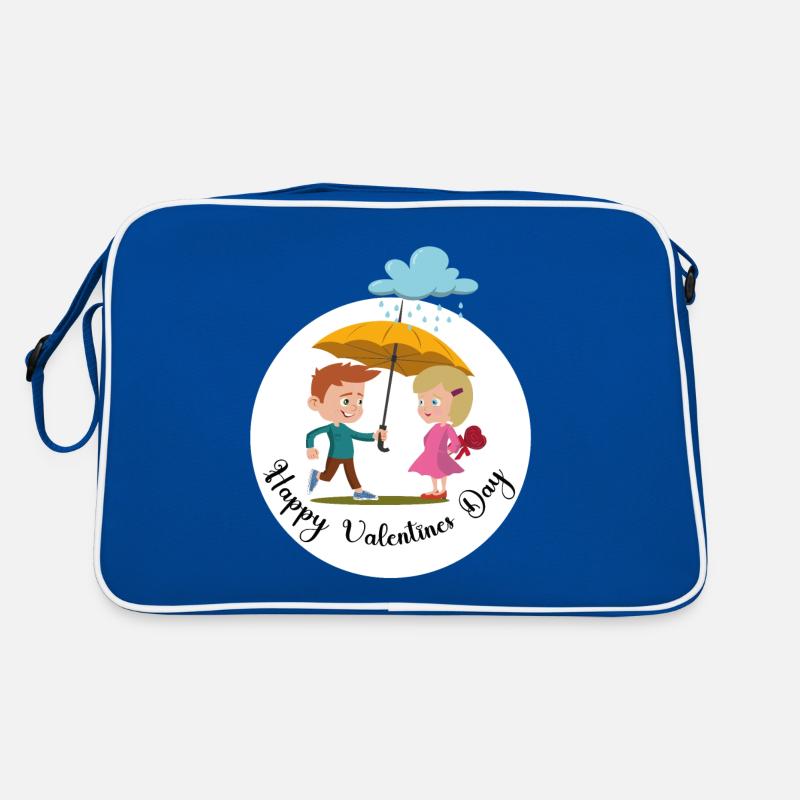 Mädchen Junge romantisch Retro Tasche