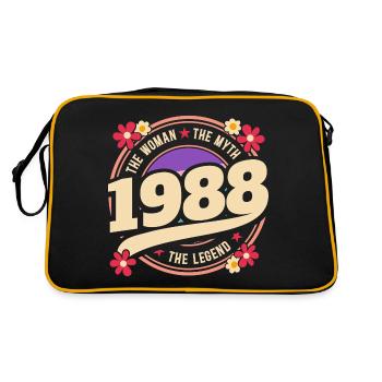 Femme 1988 La Légende 35 Ans Anniversaire - Sac Retro - noir/or - Dos