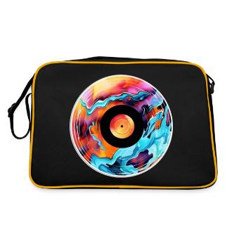 Record - Retro Bag - black/gold - Back