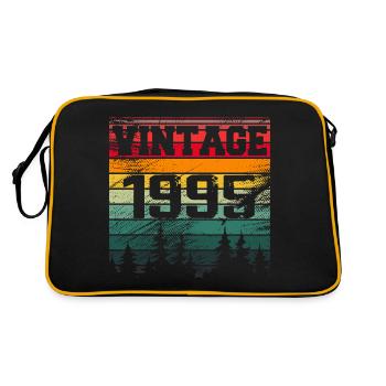 1995 Vintage 1995 Retro Birthday Gift - Retro Bag - black/gold - Back