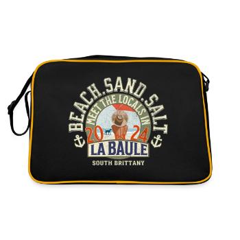 Meet the locals in La Baule - Sac Retro - noir/or - Dos