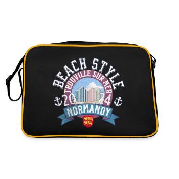 Beach style Normandy Trouville - Retro Bag - black/gold - Back