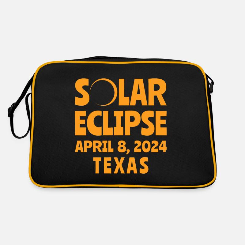 Solar Eclipse 2024 Texas Retro Bag