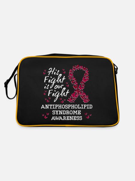 Sensibilisation au syndrome des antiphospholipides - Sac Retro - noir/or - Dos