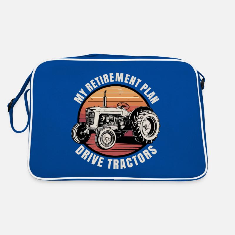 Mon plan de retraite : Conduire un tracteur Sac Retro