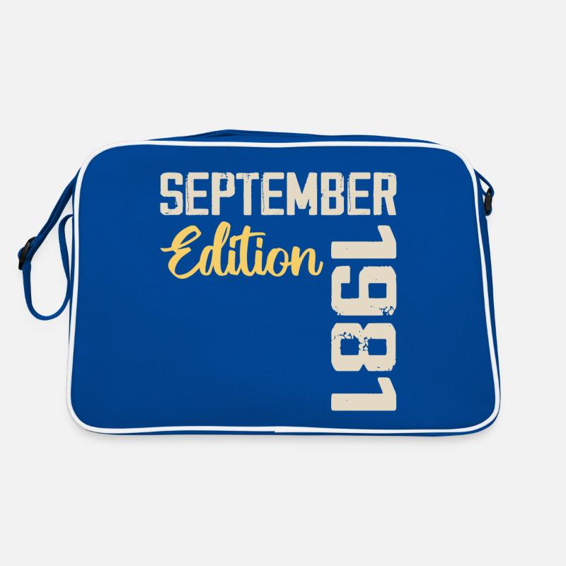 Septembre 1981 - 43e Anniversaire September 1981 Sac Retro
