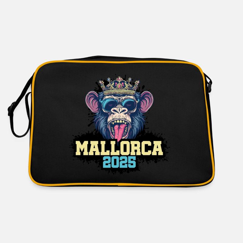Mallorca 2025 Affe Retro Tasche