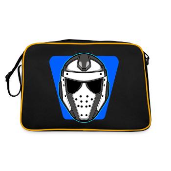 Masque de hockey sur glace - Sac Retro - noir/or - Dos