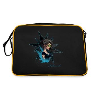 Fille rock - Sac Retro - noir/or - Dos