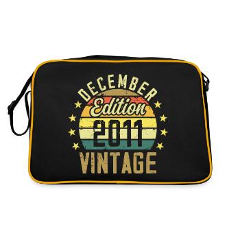 Legends were born in December 2011 - 2011 edition - Retro Bag - black/gold - Back