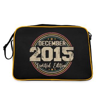 Les Légendes Sont Nées En Décembre 2015 - 2015 - Sac Retro - noir/or - Dos