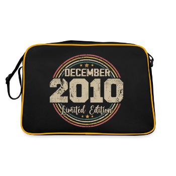 The Legends were born in December 2010 - 2010 - Retro Bag - black/gold - Back