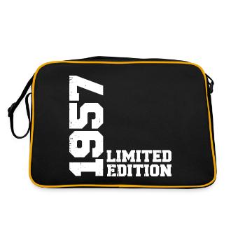 Cadeau Anniversaire Millésime 1957 Classique 1957 - Sac Retro - noir/or - Dos