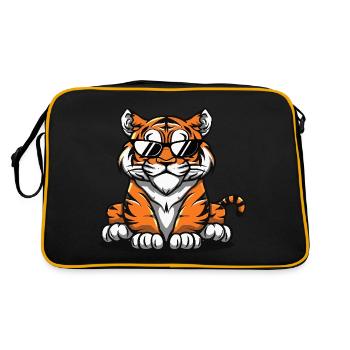 Tiger Cool Comic - Retro Bag - black/gold - Back