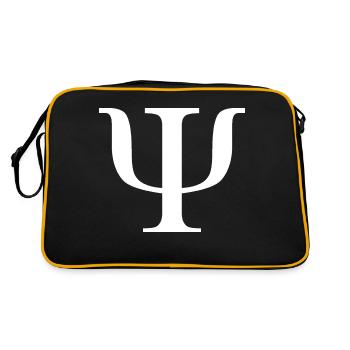 psi_design - Retro Tasche - Schwarz/Gold - Hinten