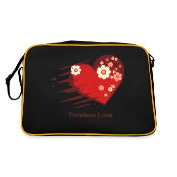 Timeless Love - Retro Bag - black/gold - Back