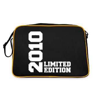 Cadeau Anniversaire Millésime 2010 Classique 2010 - Sac Retro - noir/or - Dos