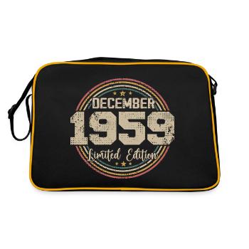 Les Légendes Sont Nées En Décembre 1959 - 1959 - Sac Retro - noir/or - Dos