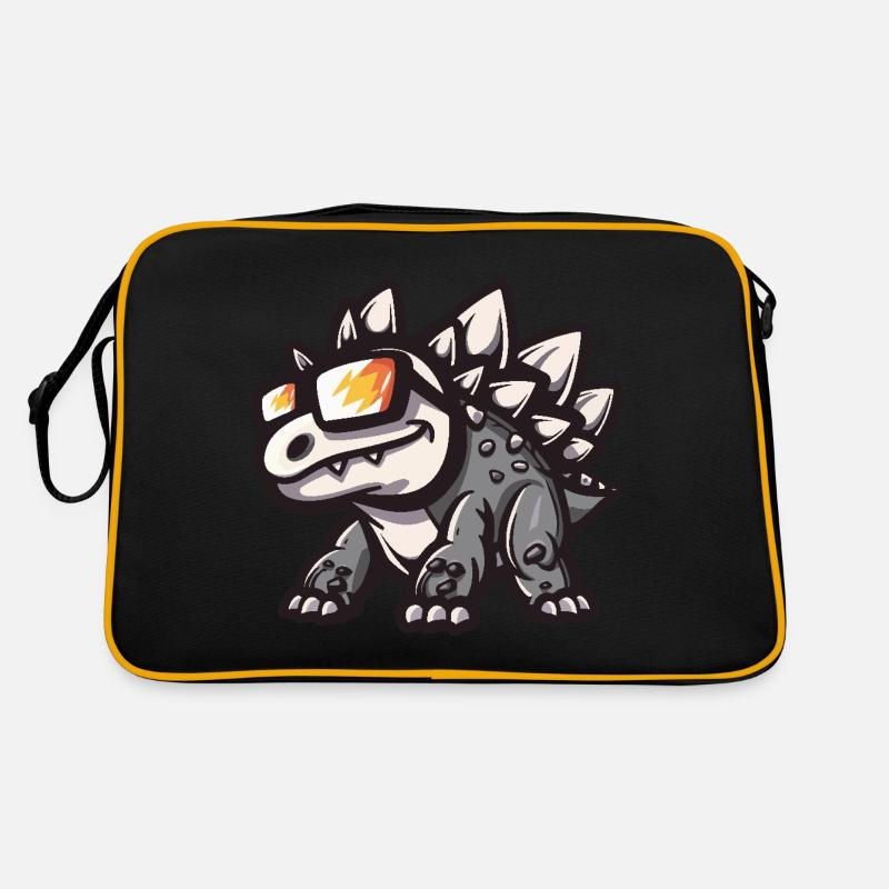 Dinosaur stegosaurus Cool Comic Retro Bag