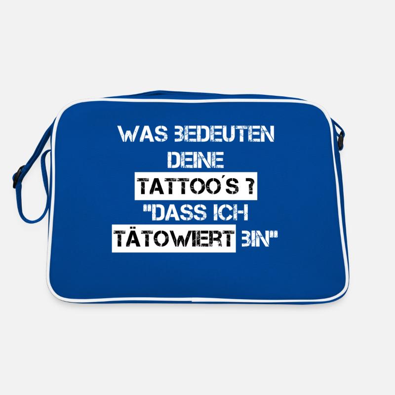 7er Ink Spruch Retro Tasche