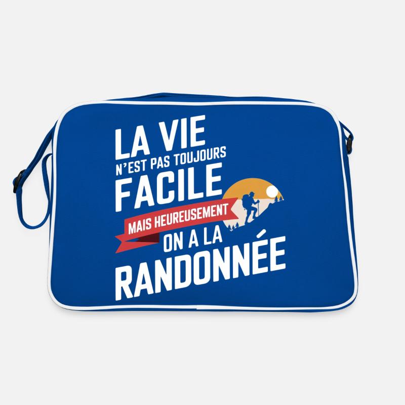 Das Leben ist nicht immer einfach, Wandern Retro Tasche