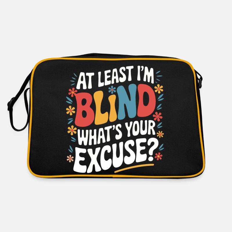 Blinde Blindheit Sehbehinderte Menschen Retro Tasche