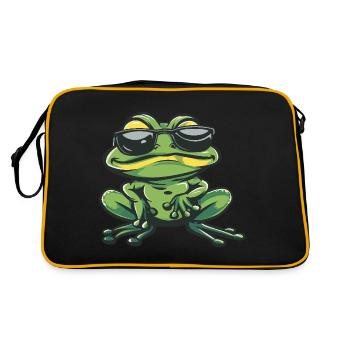 Frog Cool Comic - Retro Bag - black/gold - Back