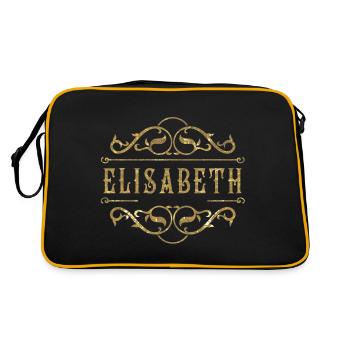 Elisabeth or - Sac Retro - noir/or - Dos