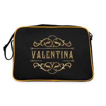Valentina or - Sac Retro - noir/or - Dos