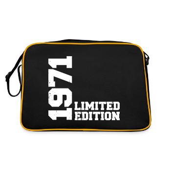 Vintage 1971 Classic 1971 Anniversary Gift - Retro Bag - black/gold - Back