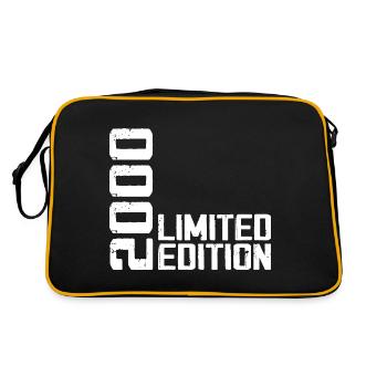 Legendär seit 2000 Geburtstagsgeschenk 2000 - Retro Tasche - Schwarz/Gold - Hinten