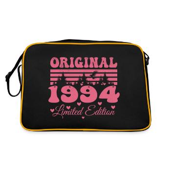 Cadeau 30e Anniversaire 1994 Femme | Né en 1994 - Sac Retro - noir/or - Dos
