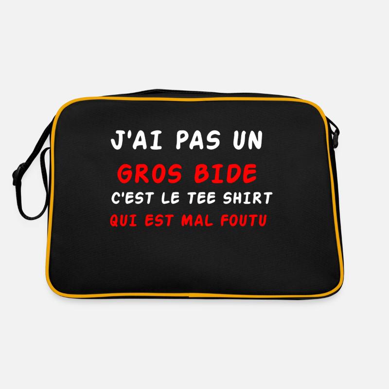 J'ai pas un gros bide Sac Retro