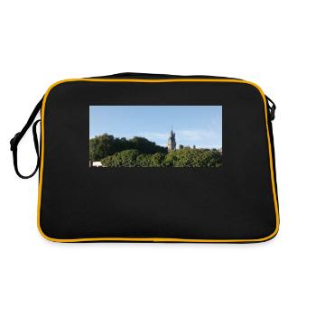 Vue du palais de justice de Sligo, Irlande. - Sac Retro - noir/or - Dos