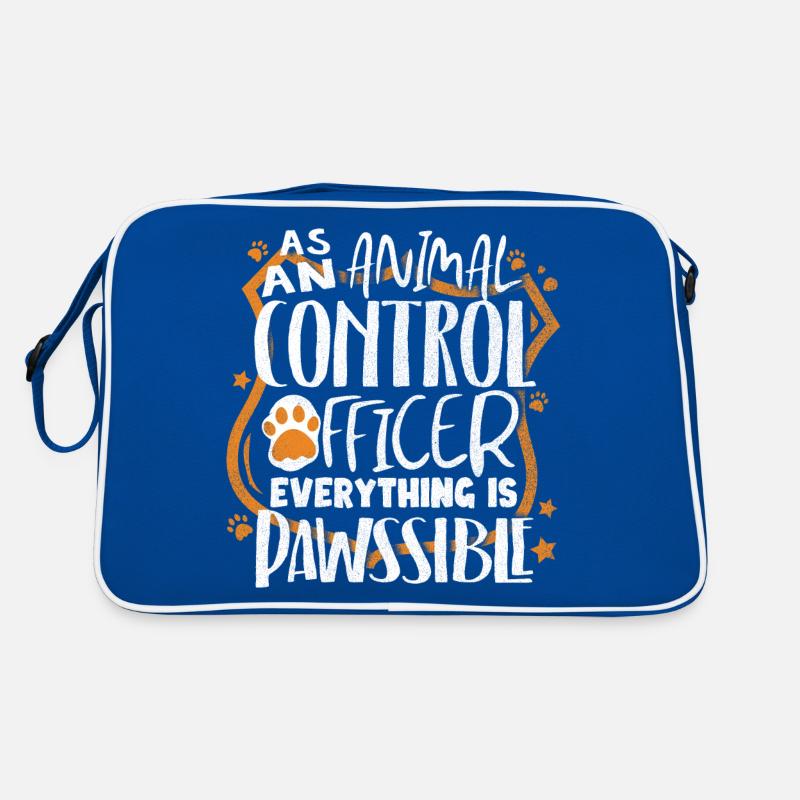Animal Control Officer Everything Is Pawssible Retro Bag