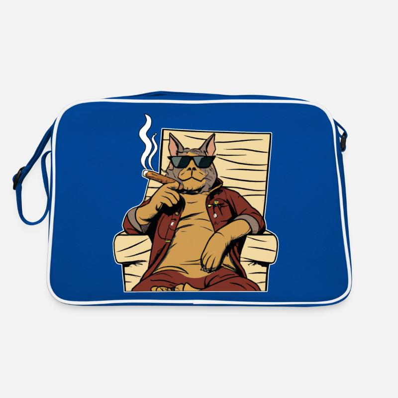 Katzen Katze Katzenshirt Katze Geschenkidee kitten Retro Tasche