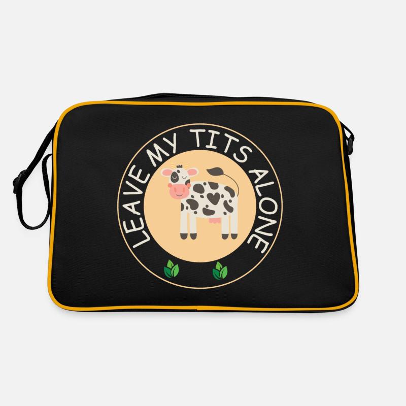 Vegan Fleischlos Tierlieb & Veganer Retro Tasche