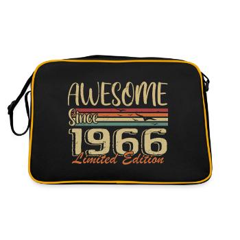 Legends were born in 1966 Vintage 1966 - Retro Bag - black/gold - Back