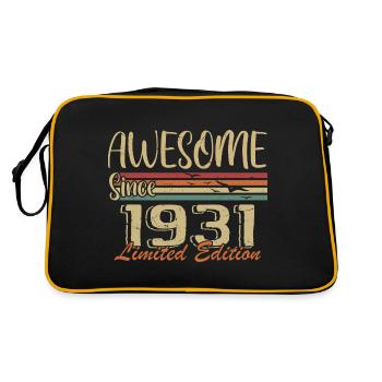 Legends were born in 1931 Vintage 1931 - Retro Bag - black/gold - Back