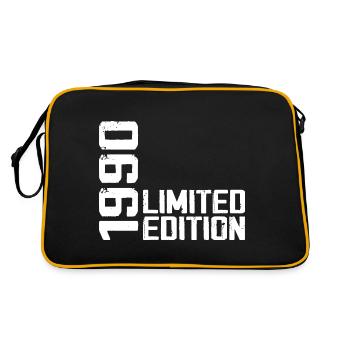 Legendary Since 1990 1990 Birthday Gift - Retro Bag - black/gold - Back