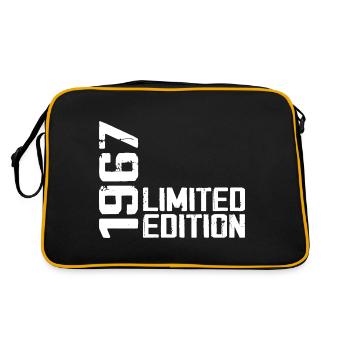 Legendär seit 1967 Geburtstagsgeschenk 1967 - Retro Tasche - Schwarz/Gold - Hinten