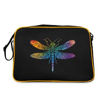 Dragonfly - Retro Bag - black/gold - Back