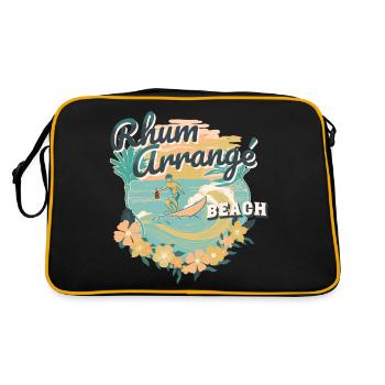 Rum Arranged Beach - Retro Bag - black/gold - Back