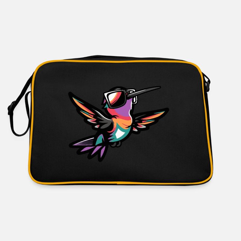 Hummingbird Bird Cool Comic Retro Bag